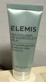 ELEMIS pro collagen neck and neck latte balm 0.5 OZ tube TRAVEL Size