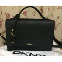 在飛比找蝦皮購物優惠-正品真品 DKNY 真皮 防刮牛皮 公事包 斜背包 手提包 