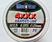 100% PE (Dyneema) Braid Fishing Line 20/30/40/50/60LB 500M Green Color