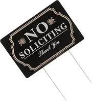 Courtyard Warning Sign No Solicitors Sign No Soliciting Sign Yard Yard Stake Home Sign