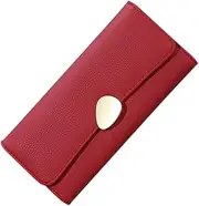 [LIFKOME] Wallet Hand Purse Purses Multifunctional Storage Bag Practical Purse Bag Change Purse Lady Purse Coin Purse Long Purse Women Purse Red