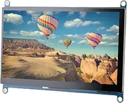 Sxhlseller 7 Inch Capacitive Touch Screen Monitor with 1024x600 Resolution, 5 Point Touch, Dual Speakers, Plug and Play,Type C Portable Second Display