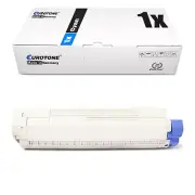Eurotone Eco Toner Cyan for OKI C-801-N C-821-N C-821-DN C-801-DN