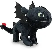 HTTYD How to Train Your Dragon - Plush Toothless Black - Quality Super Soft 11'80"/30cm (40cm Tail Included)