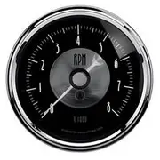 Autometer Prestige Series Black Tachometer - 8,000 RPM, 3 3/8 Inch, AU2096