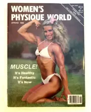 Vintage Women's Physique World Spring 1985 Issue Clare Furr Wins