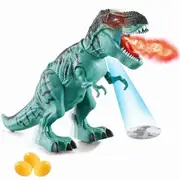 Electric Dinosaur Toy for Kids, Tyrannosaurus Rex Toy with Dinosaur Egg and Roaring Dinosaur Sounds