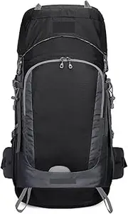Picnic Bag 65L Waterproof Hiking Backpack with Rain Cover Outdoor Sport Travel Daypack for Camping Climbing Mountaineering Man Backpack