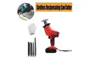 Red Cordless Electric Reciprocating Saw Cutter w+ Blades For Makita Battery