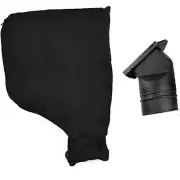 1 Pcs Black Dust Collection Bag for Miter Saw 255 Model with Zipper and1499