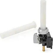 Fuel Valve Petcock 22mm Straight Outlet, for Harley, Sportster XL 883 XLH883 Sportster XL 1200 XLH1200 Vacuum System Petcock Fuel Tap Switch