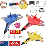 Kid Boy Gift EPP Foam SU-27 Model Plane Toy Remote Control Airplane RC Glider ES