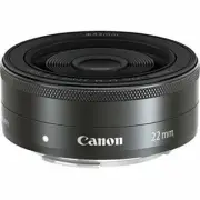 Canon Single Focus Wide-angle Lens EF-M22mm F2 STM EMS w/ Tracking NEW