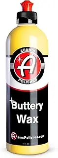 Adam's Buttery Car Wax 16oz - Easy On Easy Off Even in Direct Sunlight - Carnauba Wax Fortified with Advanced Polymers - Makes Waxing Your Car a Joy Not a Chore