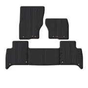 TRAVALL All Weather Floor Mats for Land Rover Discovery 2016- Premium Rubber