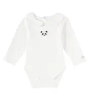 [Donsje] Donsje Baby Davo cotton bodysuit M 18-24 white