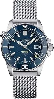 [DAVOSA] Argonautic Lumis 161.529.44 Men's Wristwatch, Automatic Mechanical, Water Resistant to 30 ATM, Made in Switzerland, Silver, blue, Bracelet Type