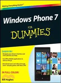 在飛比找三民網路書店優惠-Windows Phone 7 for Dummies