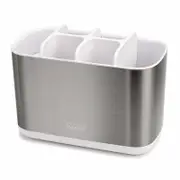 Joseph Joseph EasyStore Stainless Steel Toothbrush Holder Bathroom Caddy Large