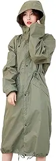 [YEDECOR] Raincoats for Men & Women Adults Reusable Rain Ponchos Lightweight Rain Coat Waterproof Rain Gear for Outdoor Activities,Green-XL