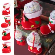 Christmas Decorative Bags Candy Storage Bags Christmas Candy Boots Cute Wide