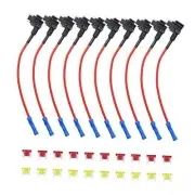 10 Pack 12V Car Add-a-Circuit Fuse Tap Adapter ACN Blade fuse/Low Profile