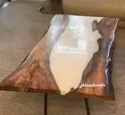 Made To Order Walnut Resin River Table Top Epoxy Table Top Restaurant & Bar