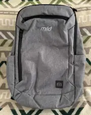 Travis Mathew Duration Backpack Graphite Grey Heather Retail $105 *Company Logo