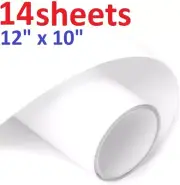14 Sheets 12"x10" Heat Transfer Vinyl Iron on HTV for T Shirt Cricut Silhouette
