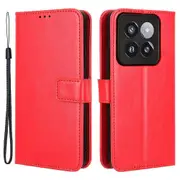 Pu Leather Crazy Horse Texture Phone Cover For Xiaomi 14 Pro, Wallet Design Case