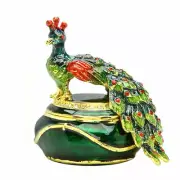 Peacock Trinket Box Brand New