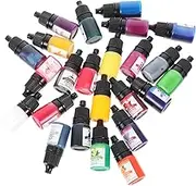 BEBEMOKO Epoxy Resin Pigment 24 Colors Liquid Dye Perfect for DIY Crafts Resin Art and Home Decor