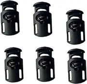 FIXOSHEE 500Pcs Plastic Drawstring Cord Locks Spring Toggle Rope Locks for Clothing Tents Luggage and More Secure and Convenient Fasteners for Various Cord
