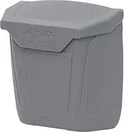 Kurgo Tailgate Dumpster for Dog Garbage and Poop Bags, Magnet Trash Bin for Cars, Car Waste Basket for Pets, Attaches to Tailgate or Bumper, Pet Travel Accessories, Easy to Clean
