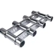 4 Tubes Rod Holder Stainless Steel Pattern Design Fishing Rod holder for Boat