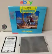 R. L. Stine Goosebumps Calendar w/ Animated Pictures 1997