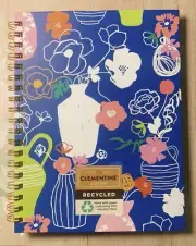CLEMENTINE Journal Notebook Diary Large 210 Lined Pages Hardcover Double Spiral
