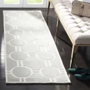 Safavieh Chatham GREY / IVORY 2'-3" X 11' Runner - CHT739E-211