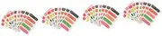 UPKOCH 4sets Breathable Colored Hemostatic Patches Lovely Macaron Style for Daily Wound Protection Colors Each and Abrasions Safe and Flexible Use 50pcs*4