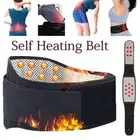 Self Heating Magnetic Back Support Lumbar Lower Waist Brace Belt Pain Relief