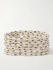 [Roxanne Assoulin] Roxanne Assoulin - Fresh Linens Set Of Six Beaded Bracelets - White - One size One size White
