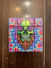 2.3” 4pc Puzzle Cube Grinder Spice Crusher Hippie Skull
