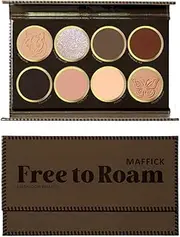 Maffick Makeup: 8-Color Eyeshadow Palette - Matte & Pearl Finish for Diversified Vibrant Looks (02)