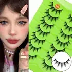 Dramatic Manga Anime Lashes Faux Mink Wet Spiky Lashes for Women Girls