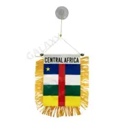 Central Africa Republic Mini Banner Double Sided Mini Car Window Flag