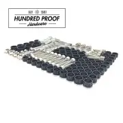 HUNDRED PROOF HARDWARE K20a K24 K Series Engine Bolt Kit Honda Acura [Black] (for: Honda)