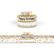 Teacher Created Resources Confetti Happy Birthday Crowns (TCR 1210)