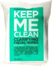 Formula 10.0.6 Keep Me Clean Clarifying Facial Wipes, 25 Pack