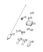Genuine Mopar Ignition Switch Module 68479442AA