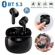 TWS Wireless Bluetooth 5.3 Earphones Headphones Sports Ear Running Bass Earbuds